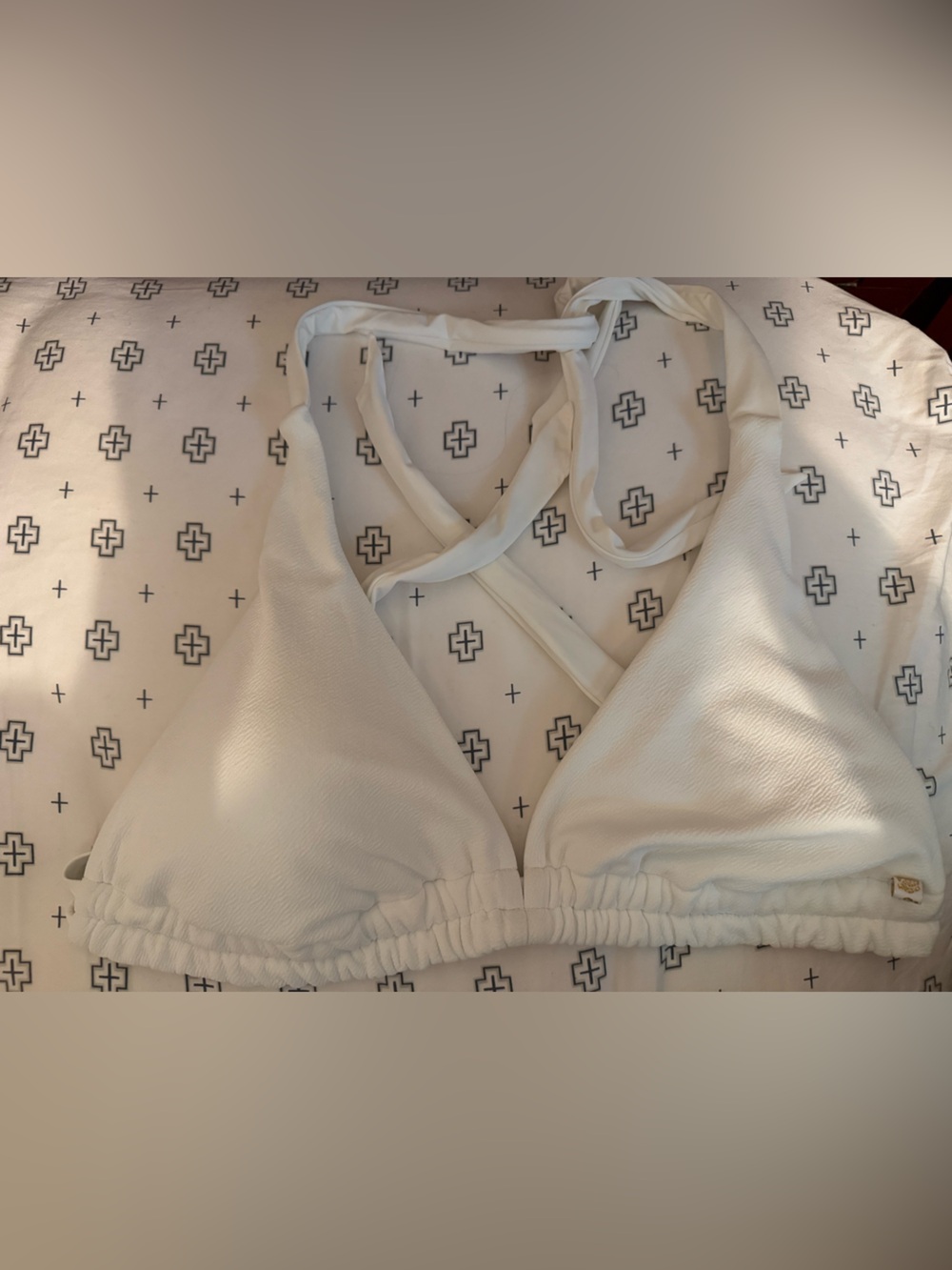 La Vie En Rose White Bikini NWT - Small-D top and medium Bottoms